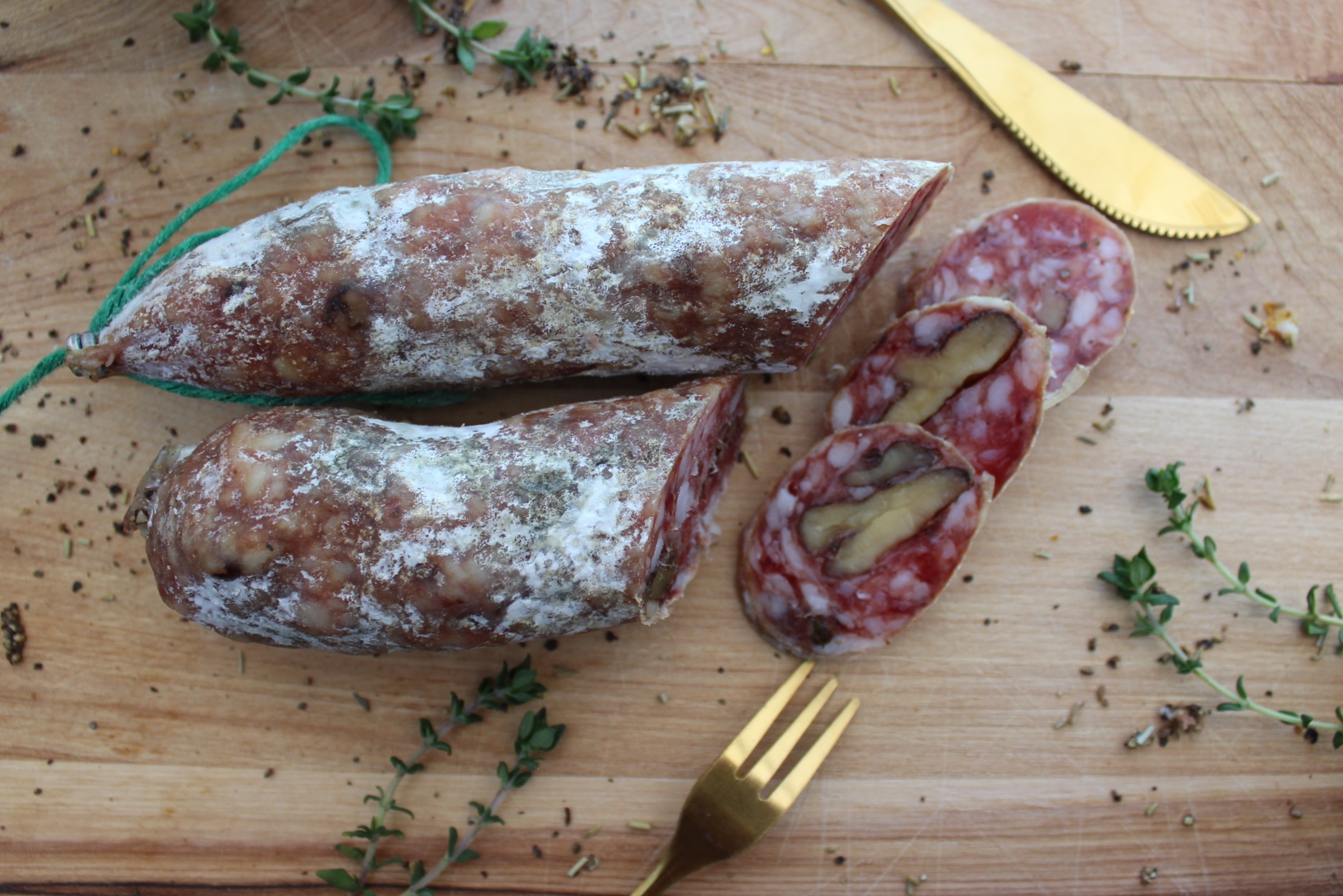 Franse worst Saucisson Walnoot