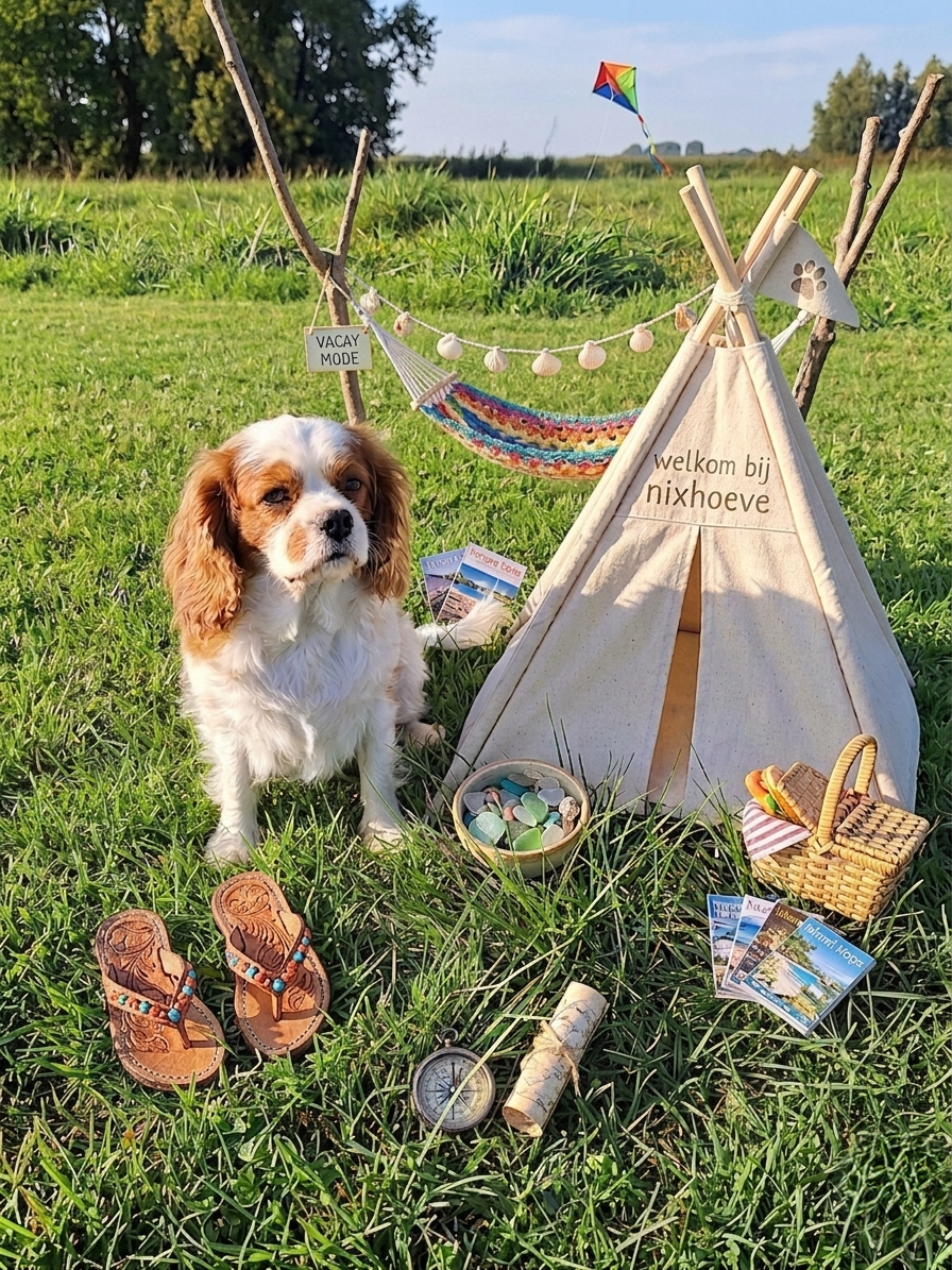 Huisdier Welkom op camping